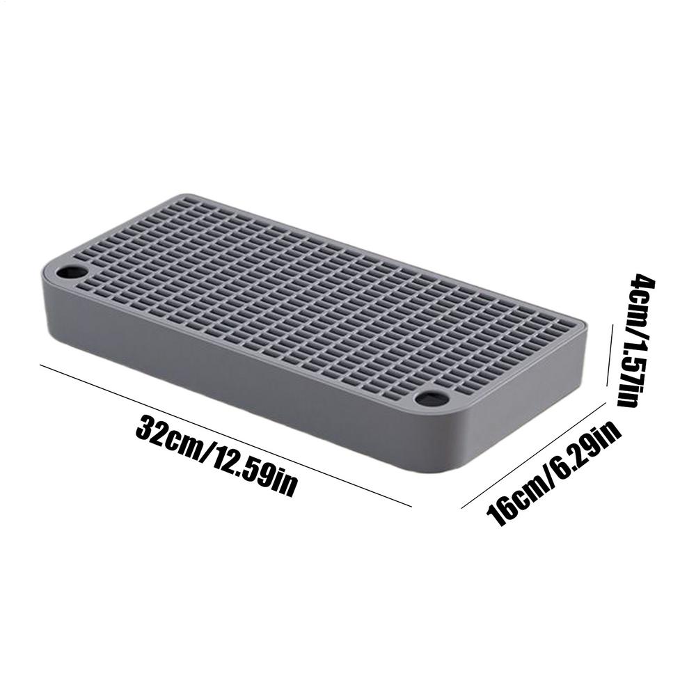Litter Box Step Cat Litter Station with Filter Function Waterproof Home Kitten Toilet Ramp Pedal for Pet Bunny Animal