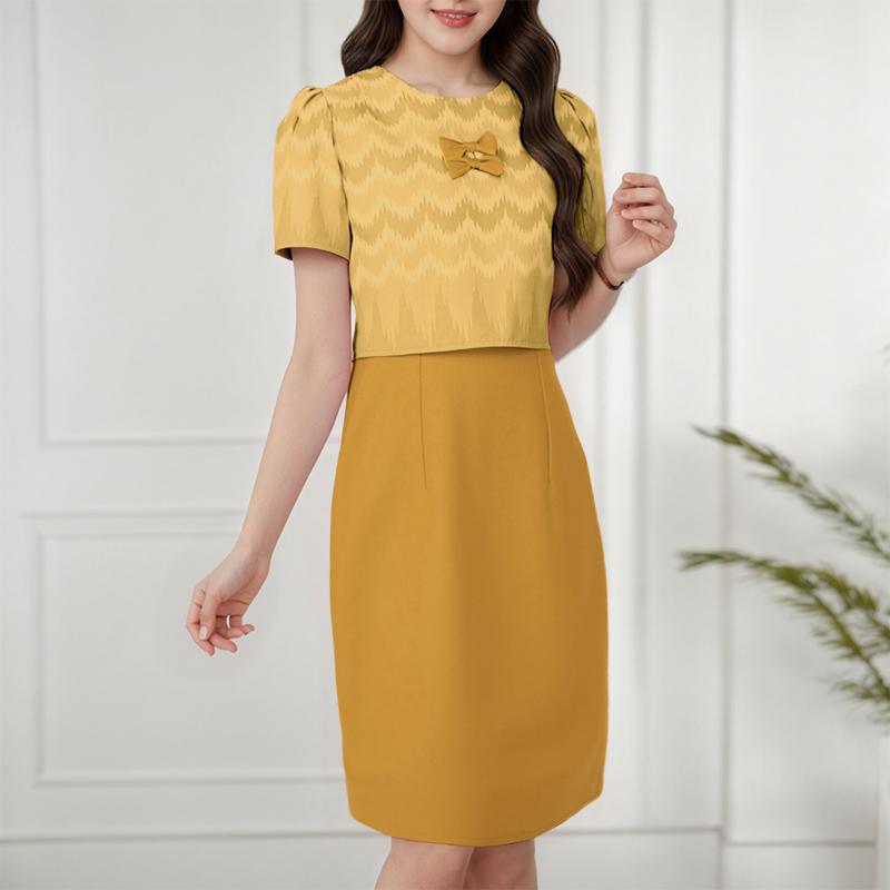 

ZANZEA Женское повседневное летнее платье с круглым вырезом и коротким рукавом с принтом 5XL хаки