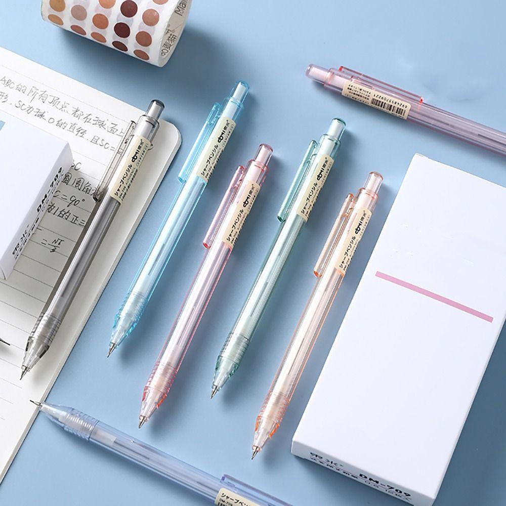 0.5MM Mechanical Pencil Candy Color Movable Pencil Simple Propelling Pencil  Stationery