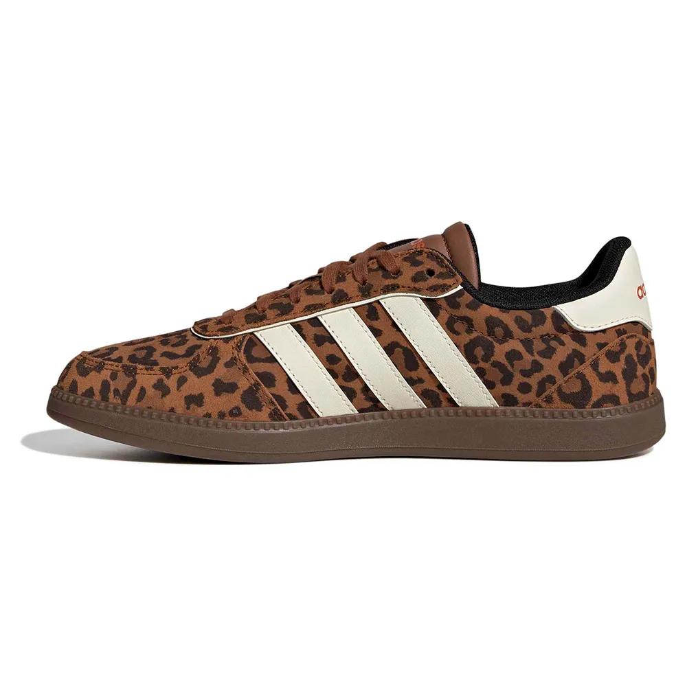 Adidas breaknet sleek sneakers leather synthetic brown