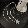 Fashion Dopamine Pearl Starfish Pendant Beaded Necklace Seaside Vacation Style Temperament Exquisite Atmosphere Collarbone Chain