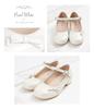 Formal Shoes for Dress Piano White X Beige 22cm [Arisana] Girls, Kids, Shoes, Recital, Children's Shoes, Evelyn, Sole,