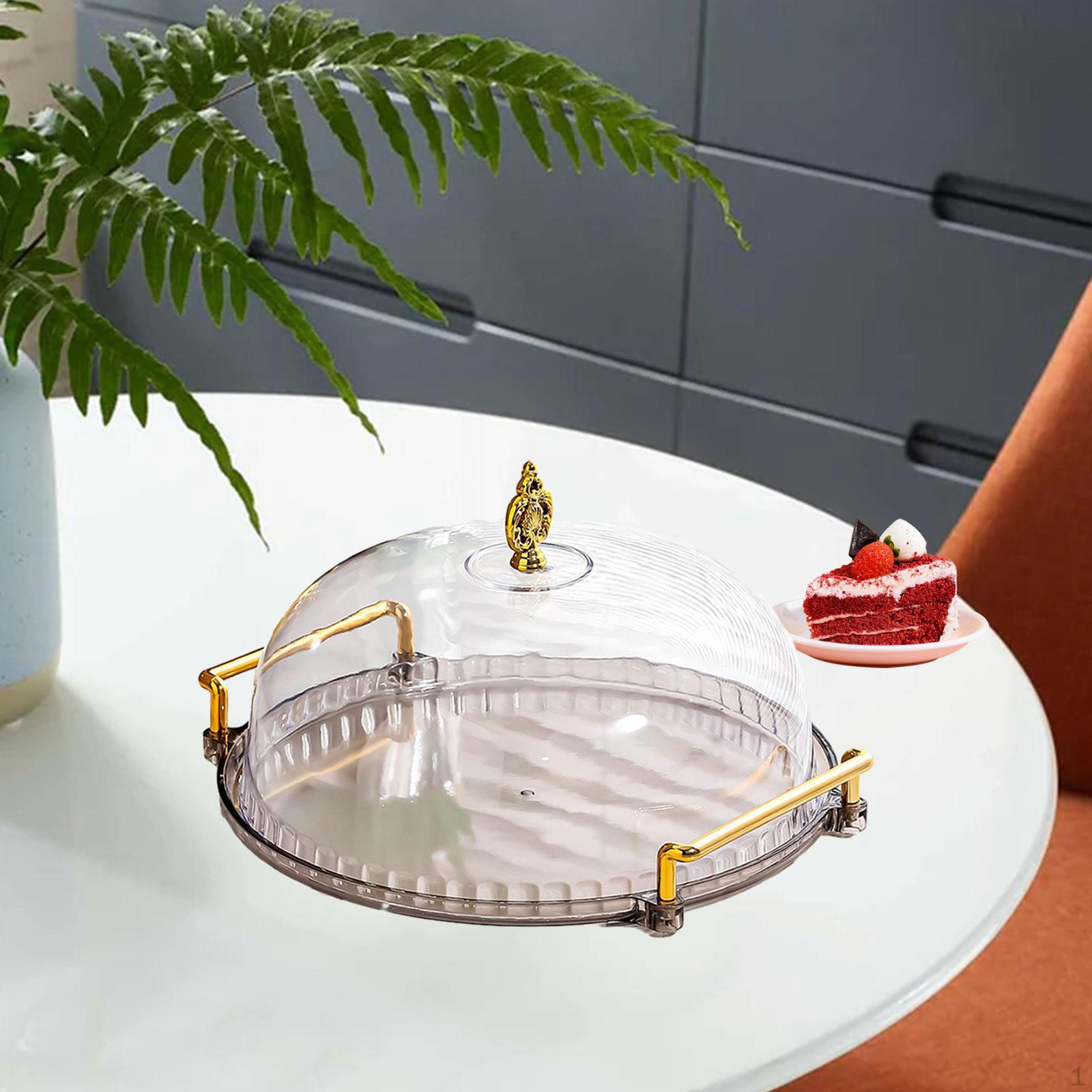 

Десертний сервірувальний піднос Тарілка для торта Блюдо для закусок, Сервер для демонстрації випічки, для чізкейку Smoky Gray