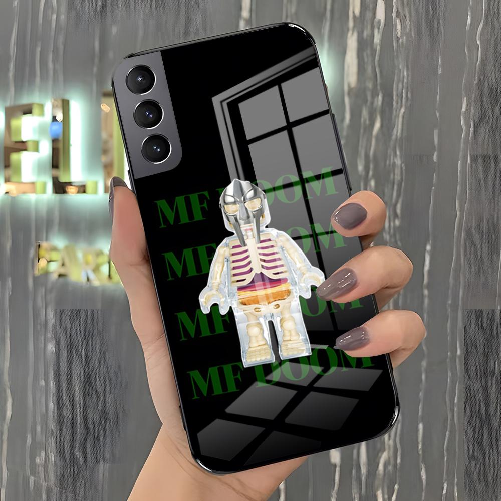 MF DOOM Rapper Phone Case For Samsung S26 S25 Plus S20 S20 Plus S22 Ultra S23 FE S21 Plus S21 Ultra Glass Cover