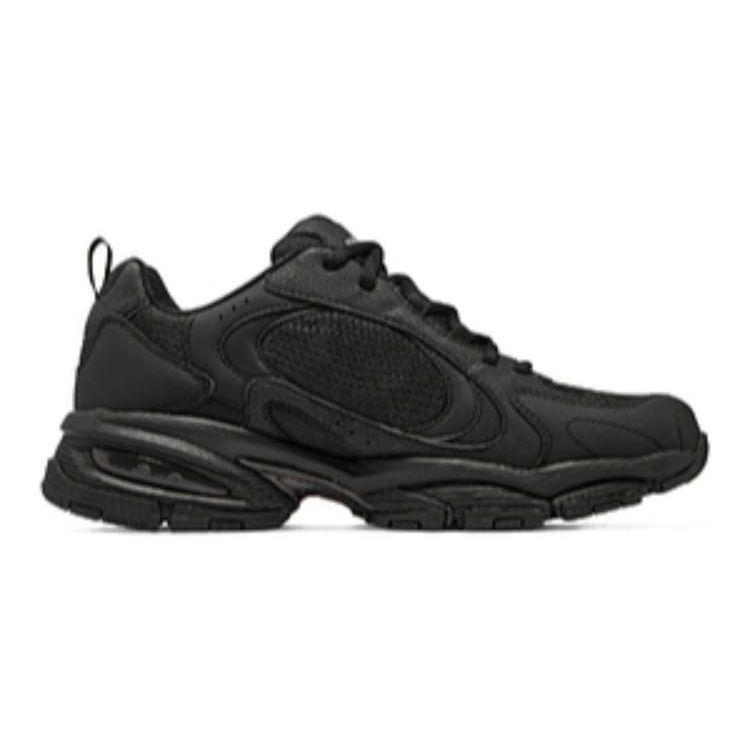 Skechers Vigor Fabric Synthetic Leather Shock Absorbing Slip Resistant Durable Support Low Top Dad Shoes Men Sneakers 894163-BBK