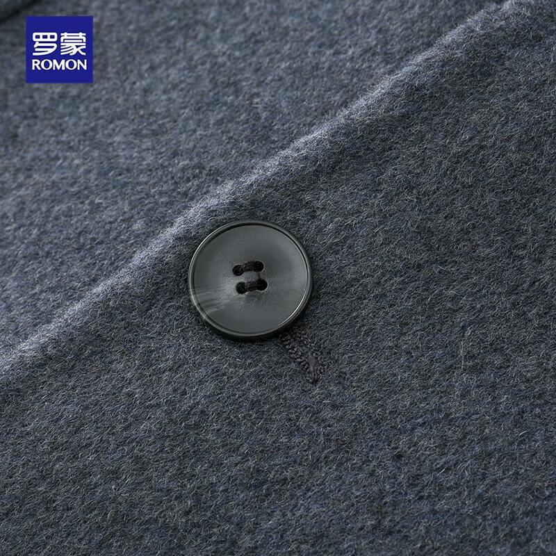 Luo Meng Men's Double-Sided Wool Blend Blazer