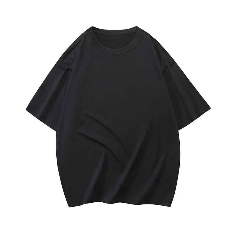 

2026 Spring Summer Men Casual Short Sleeve T-Shirts Men Clothing Man Solid Color Streetwear Tshirts Male Couple White Tops Tees S чёрный