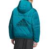 Adidas Equipment Series SS25 Loose Fit Hooded Warm Sports Letter Duck Down Jacket Men Jacket Green KA7980