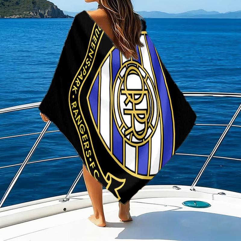 Queen's Rangers Wappen Strandtuch - Weiche, Saugfähige Mikrofaser, Leicht, Ideal für den Strand, Partys, Reisen, Camping Fanartikel
