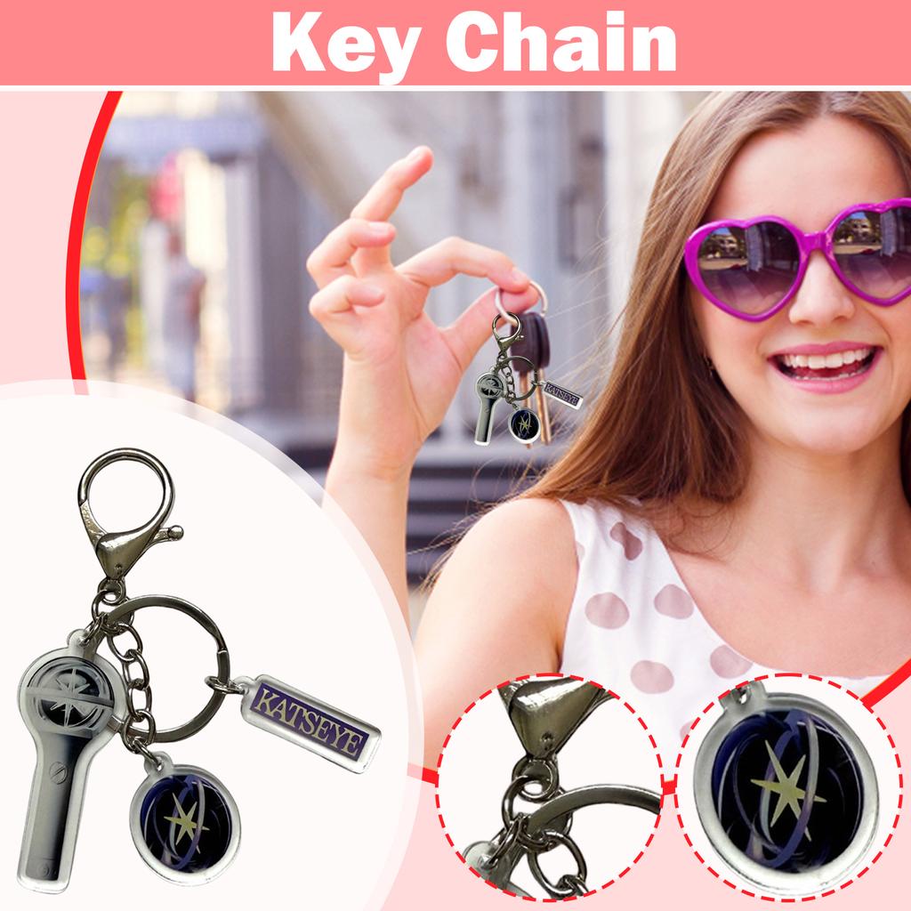 Girl Group Merchandise Support Light Keychain Acrylic Pendant Key Ring Merchandise