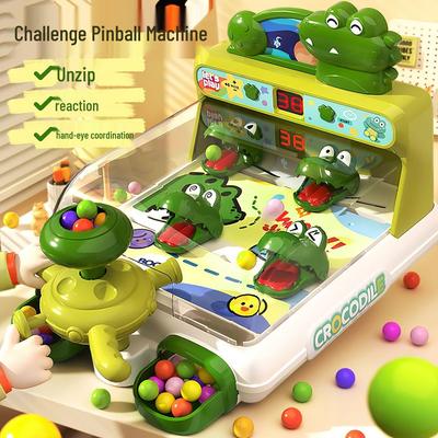 Children's Interactive Educational Pinball Table with Lights and Scoring for Ages 3-6