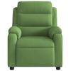 Electric Massage Chair Light Green Velvet