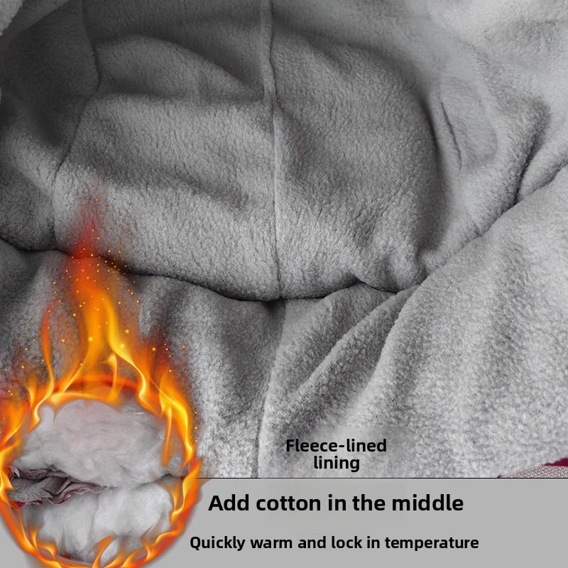 Windproof and Cold-proof, Lightning Front Hats for Men and Women, Thickened Warm, Ear Protection and Eye Protection, Motorcycle Riding Hats