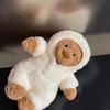 Cartoon Bodysuit Bathrobe Little Bear Light Brown Cute Stuffed Doll Soft And Comfortable Toys Outfit Change Doll Periphery Gifts