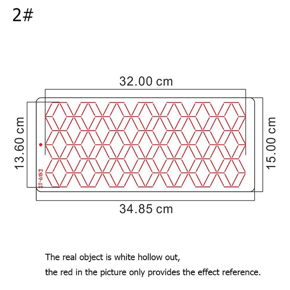 Cake Stencils Plastic Lace Cake Border Stencil Cake Edge Decoration Template Mold Cake Decorating Supplies
