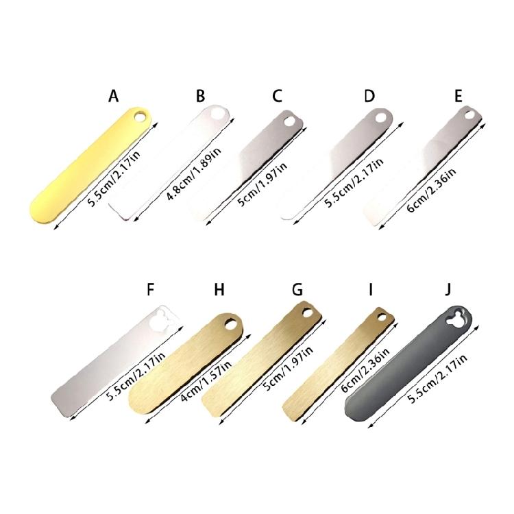 Anti-Loss Car Keychain Blank Plate Keyring Handbag Charm Creative Keychain Pendant Bag Decorations for Woman