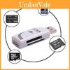 Sleek And Compact 4 In 1 Usb Card Reader Multi-functional Sd Tf Ms M2 For Computers