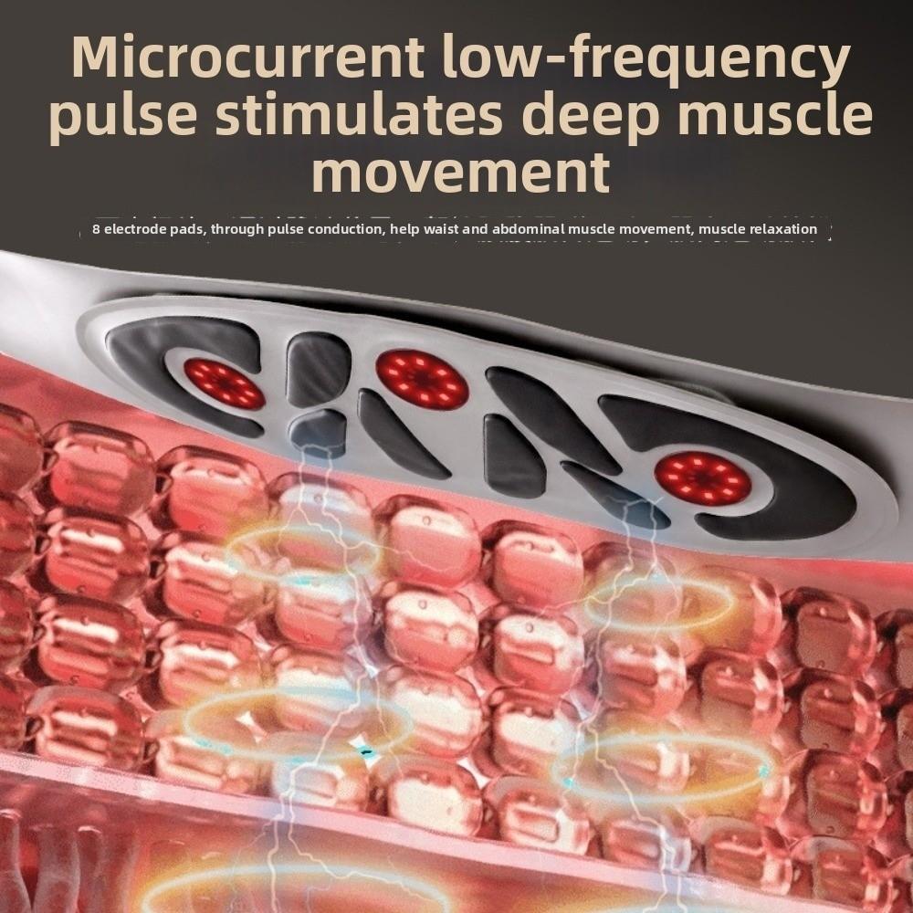 Multifunctional Massage Belt Electric Hot Compress Waist Massager Pulse Massager Women