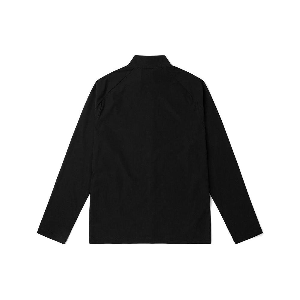 Mizuno Printed Logo Comfortable Breathable Zip-Up Stand Collar Jacket Men Jacket Black K2CC21A7-09