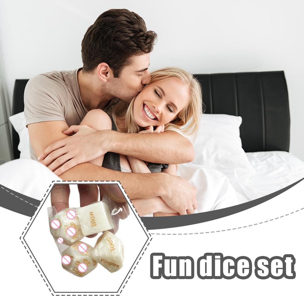 Sexy Dice Set Fun Adult Love Posture Couple Game Sex Noctilucent Erotic Lovers Position Foreplay Romantic Party Toys