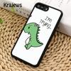 Krajews Cute Baby Dinosaur Soft Phone Case Cover For IPhone 18 17 Air 16 15 14 plus 11 12 13 pro max coque Shell Fundas
