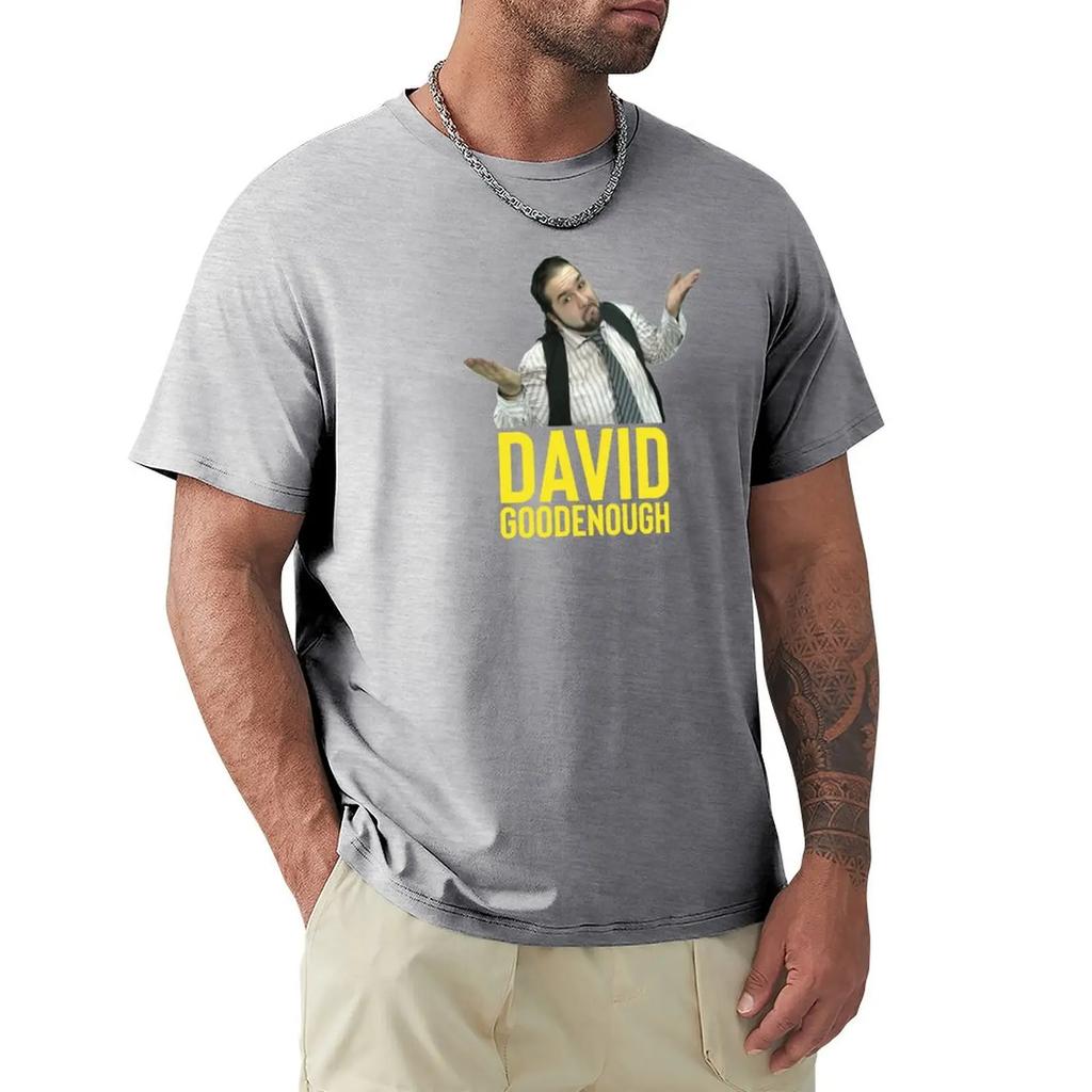 Attic Player  JdG David Goodenough TShirt Blacks Shirts Graphic Tees Customs T Shirts for Men