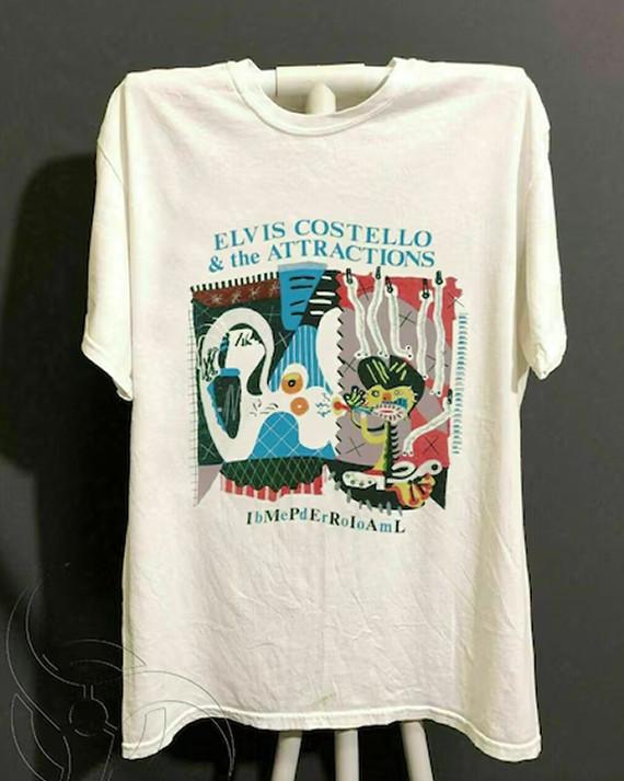 

Elvis Costello And The Attractions Full Size S-5XL SS1165 Unisex T-Shirt XL