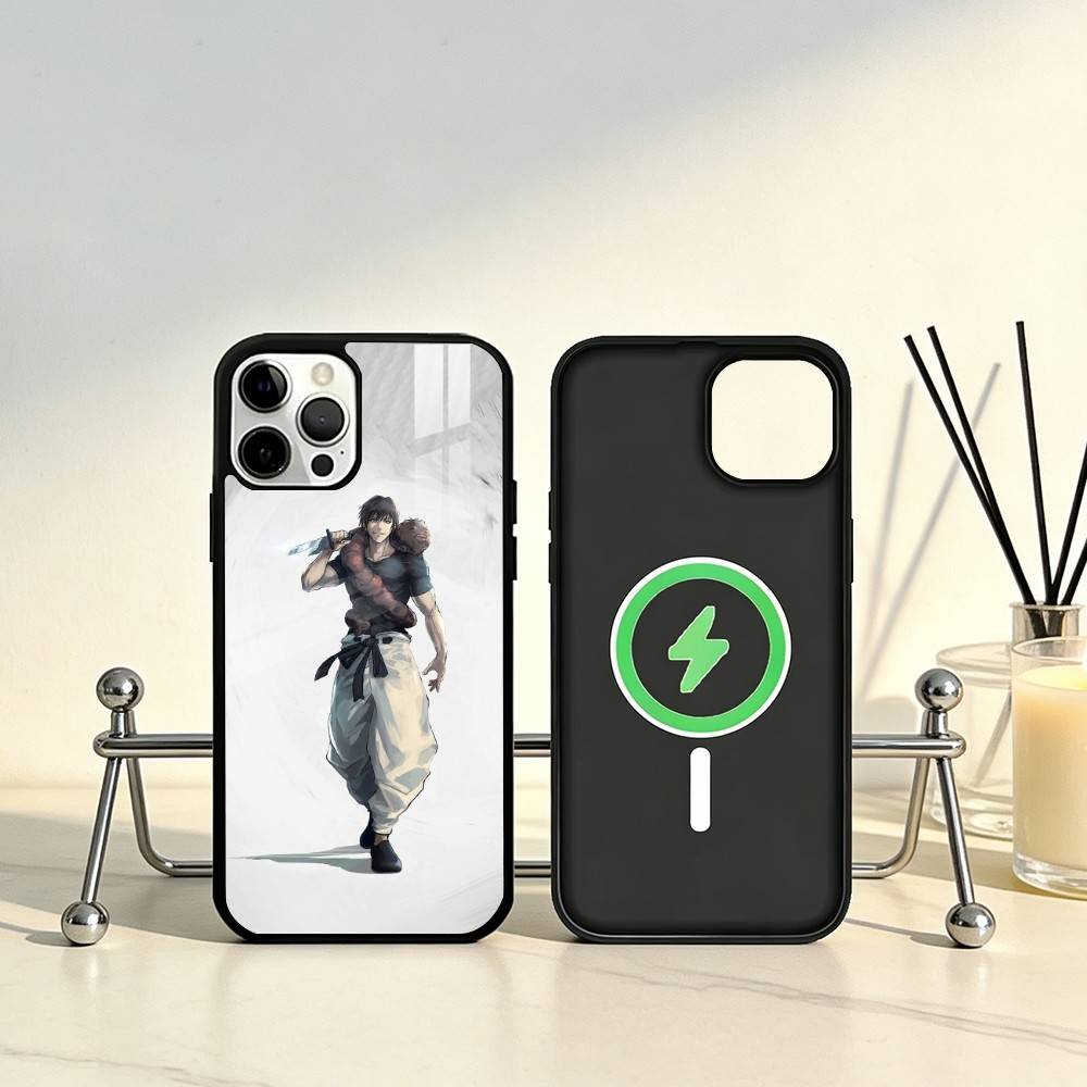 Toji Fushiguro Jujutsu Kaisen Phone Case For iPhone17,16,15,14,13,12,11 Plus,Pro Max Magnetic For Magsafe Wireless Charging