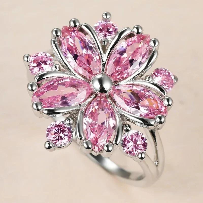 Fashion Square Shape Champagne Big Crystal Designer Hyperbole Ring for Women Engagement Wedding Stone Rings Whole Sale
