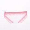 Briefs Shape Cosmetic Bag Mesh Lace Heart Makeup Storage Pouch Y2K Transparent Toiletry Bag Storage For Travel