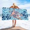 Active Beach Towel 70 * 140 Collection, Microfiber Printed Beach Towel, Absorbent Towel 70 * 140cm 230g