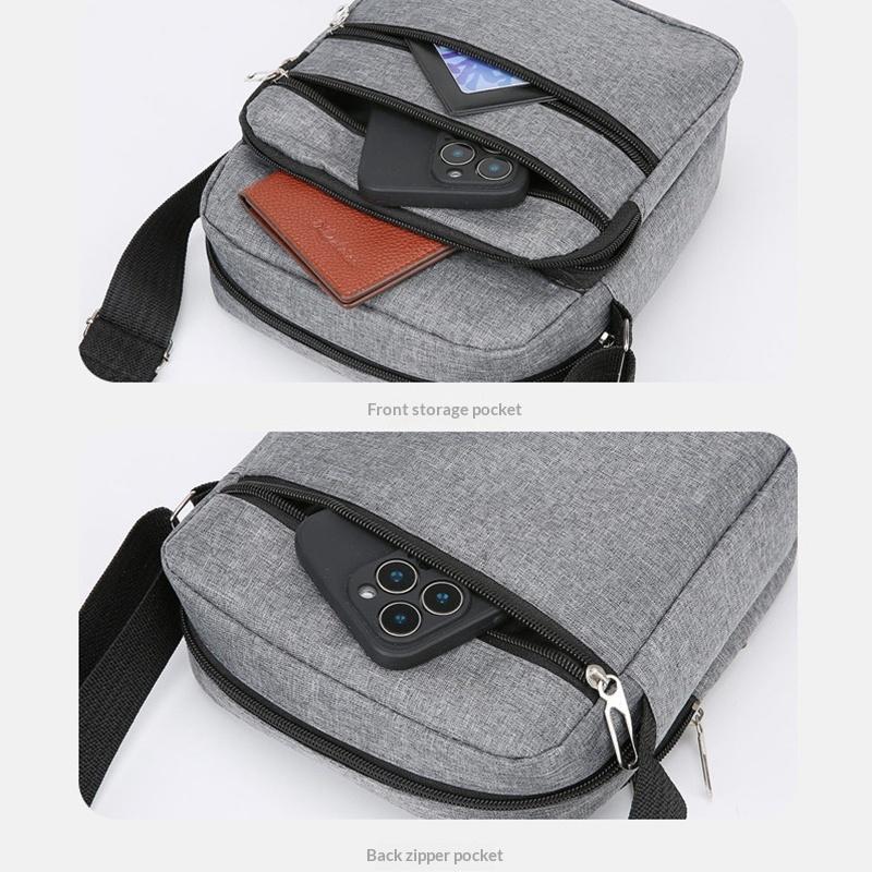Men'S Small Bag Shoulder Bag Trendy Diagonal Backpack Chest Bag Lightweight Boy Mini Casual Bag Mobile Phone Waist Pack