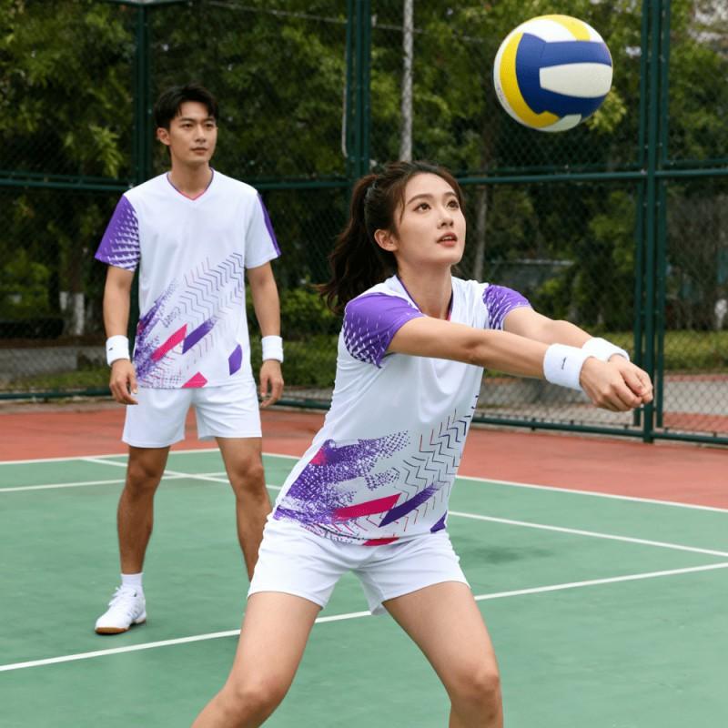 Breathable Badminton Shirt Set Men Women Kids Sport Team Uniform Custom Print