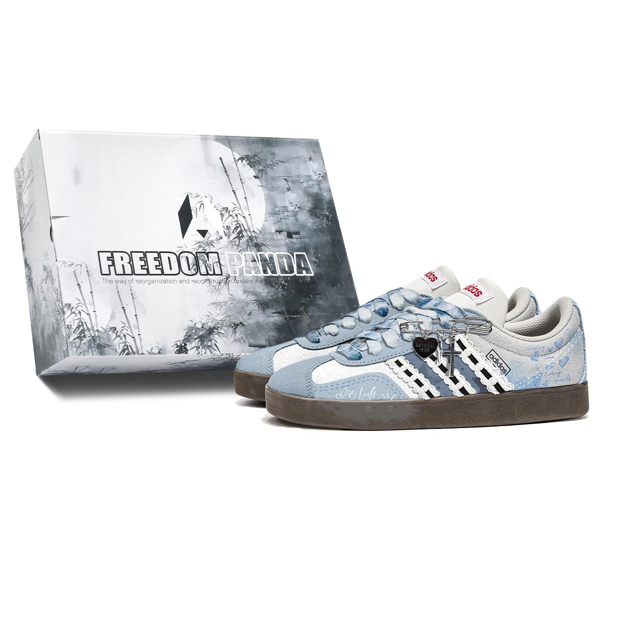 

Adidas Neo VL Court 2.0 Free Panda, Box, Cool Blue Slip Resistant And Breathable Slip Resistant And Breathable Low top HQ1802(Team202-S-BOX) 46