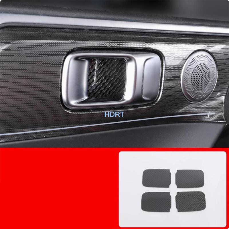 Car Styling Gear Shift Window Control Panel Vent Outlet Water Cup Cover For Great Wall GWM Tank 400 + Carbon Fibre Interior