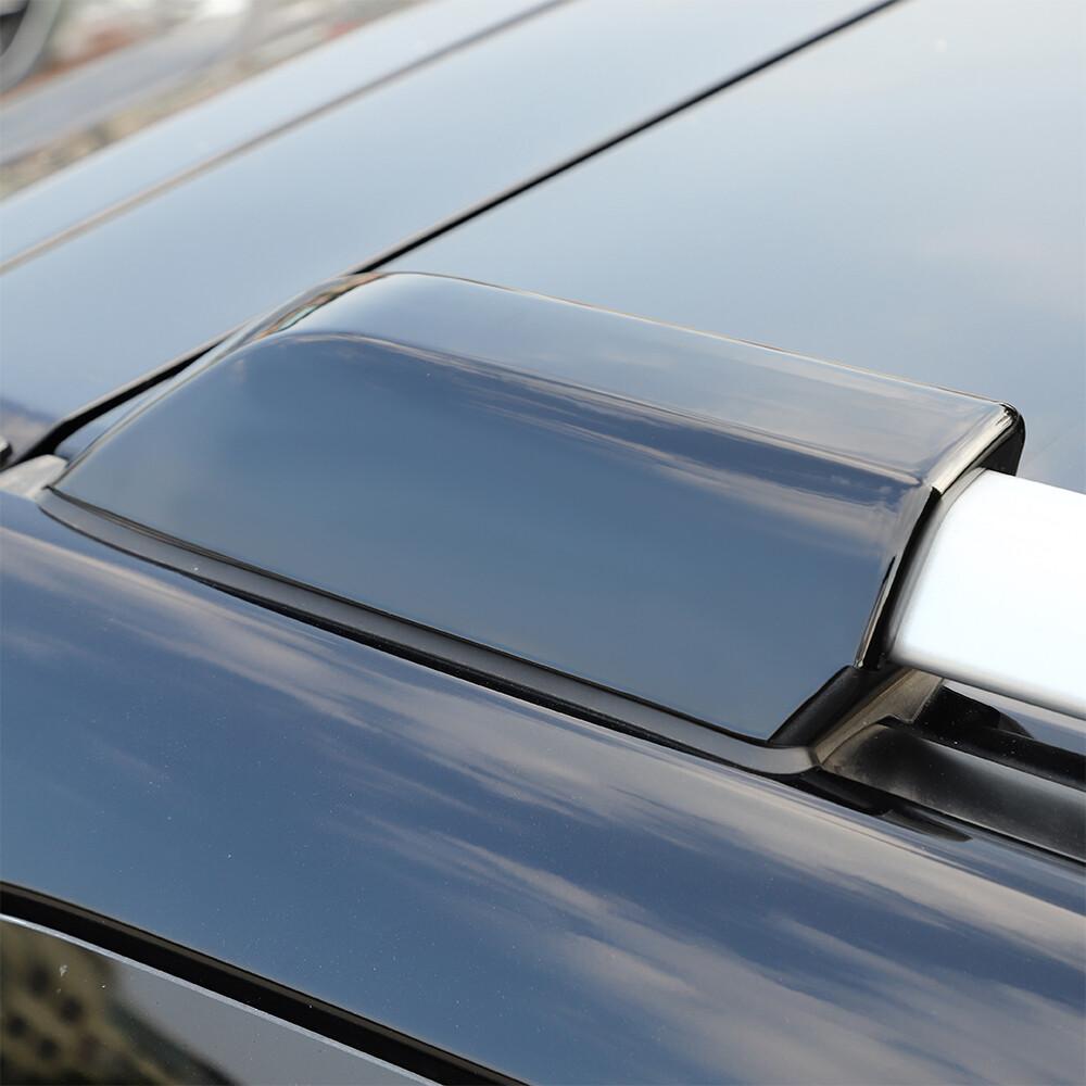 4pcs Roof Luggage Rack Bar End Cover Shell For 4Runner 2010- ABS