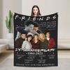 Friends Television Cartoon Blankets Warm Soft Plush Throw Blanket For Couch Bed Travel Office Flannel Bedspread Bed Cover