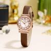 Retro Temperament Light Luxury Fritillary Surface Creative Asymmetrical Design Roman Disc Belt Quartz Waterproof Watch