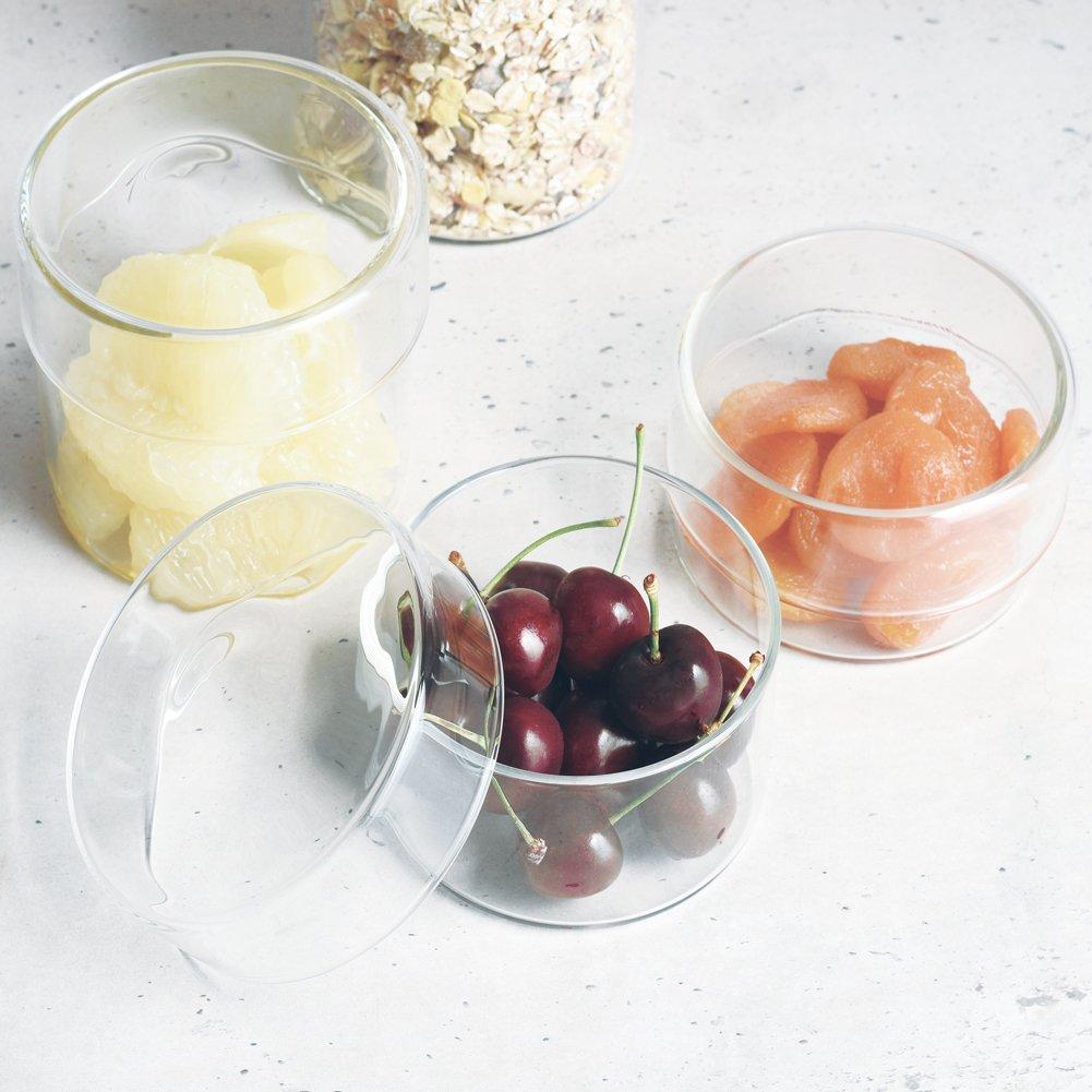 Kinto SCHALE Glass Case, 100x130mm, Clear, 25763