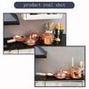 Miniature Kitchen Cooker 1/12 Scale Metal Cookware Strong Design For Realistic Play Scenarios