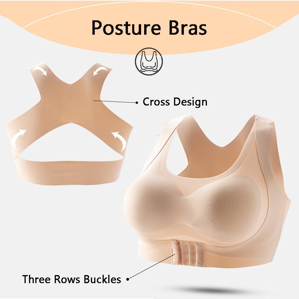 Bra Sports Bra Shockproof Posture Bras Plus Size Bra Fitness Underwear Corset Posture Corrector
