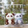 Adorable Panda Claw Machine Pendant Plush Backpack Keychain Doll