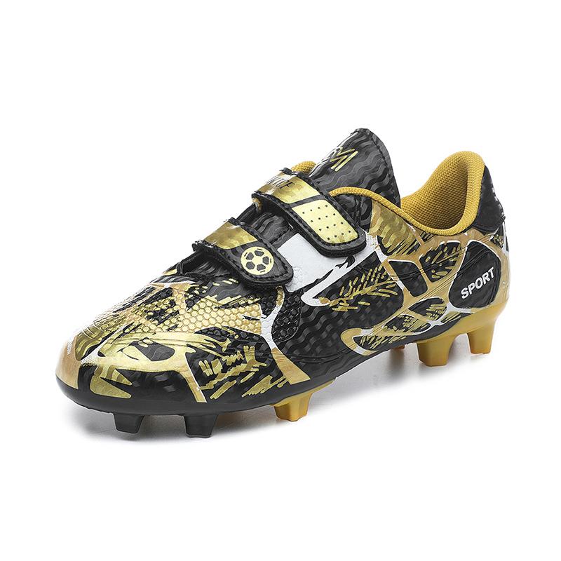 Children Soccer Shoes Society TF/FG Kids Football Boots Cleats Grass Sneakers Boy Girl Outdoor Athletic Training Sports Footwear