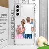 Super Mom Dad Baby Family Phone Case for Samsung Galaxy S25 S24 S23 S22 S21 S20 Plus Ultra FE A55 A54 Clear Soft Covers Boy Girl