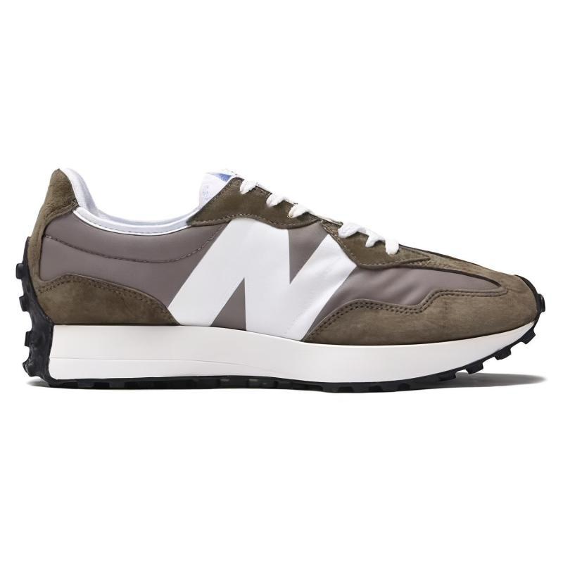New Balance 327 Khaki White Sneakers U327LE