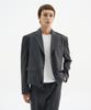 Trip Le Sens Custom 3B Crop Blazer_Grey