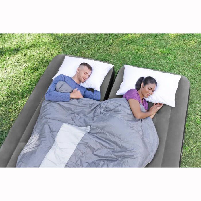 Matelas gonflable 3 en 1 - BESTWAY - Tritech Connect and Rest - 188 x 99 x 25 cm