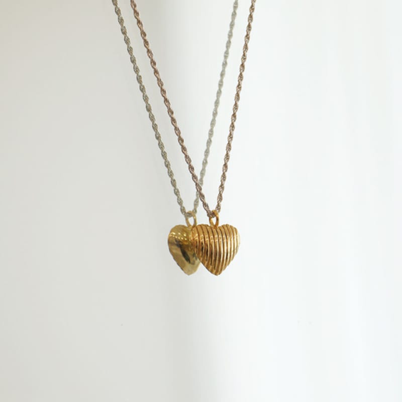 EIGHTMORE heart shell silver925 necklace