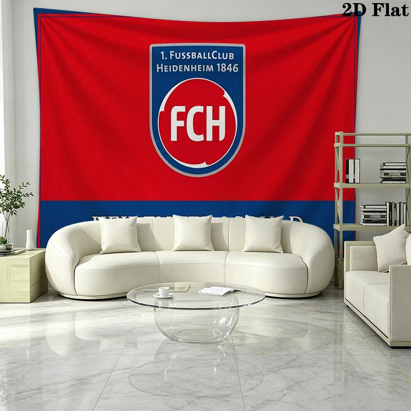 FC Heidenheim Wall Tapestry Aesthetic Wall Hanging Printed Fabric Blanket Decorative Tapestries for Bedroom Living Room Home Decor
