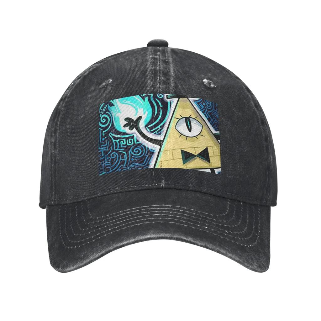 Cartoon Gravitys Falls Denim Fabric Cap Casual Baseball Caps Adjustable Hat Summer Unisex Baseball Hats